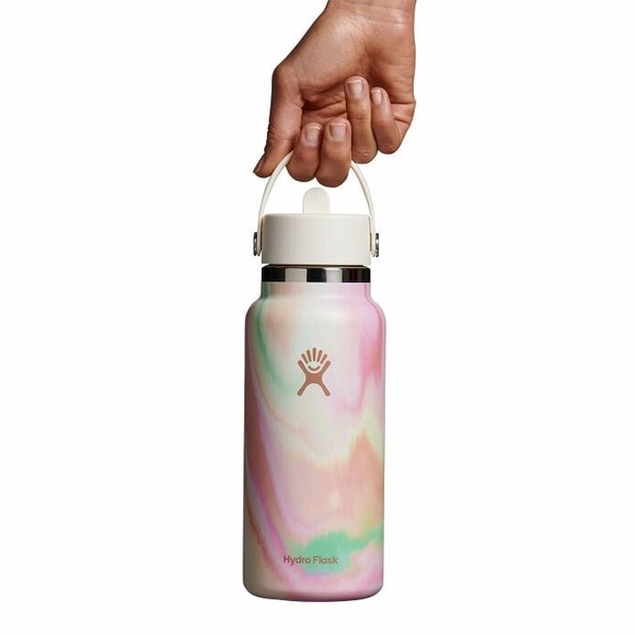 🍬 Sugar Rush Pink Swirl Hydro Flask 32oz | Limited Release | NWT 🦄 - Picture 4 of 14